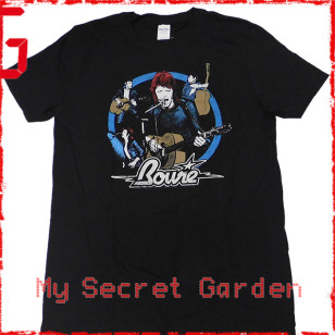 David Bowie - Ziggy College Official Fitted Jersey T Shirt ( Men L ) ***READY TO SHIP from Hong Kong***